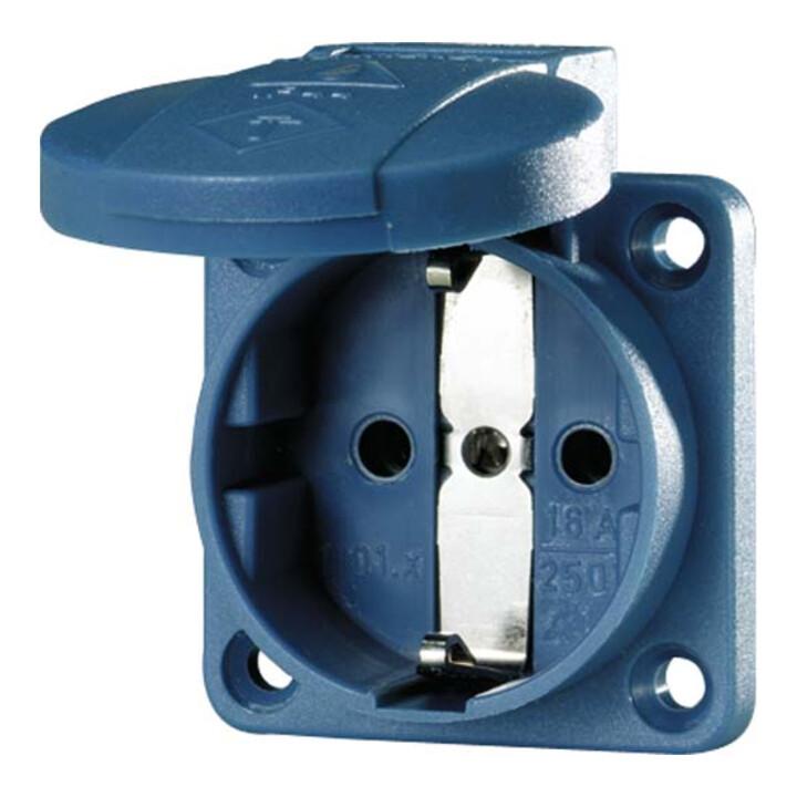 Mennekes Schuko-Anbau-Steckdose 16A,2p+E,230V,bl 11031)