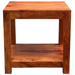Couchtisch Kali 50x50x50 aus indischem Sheesham-Massivholz