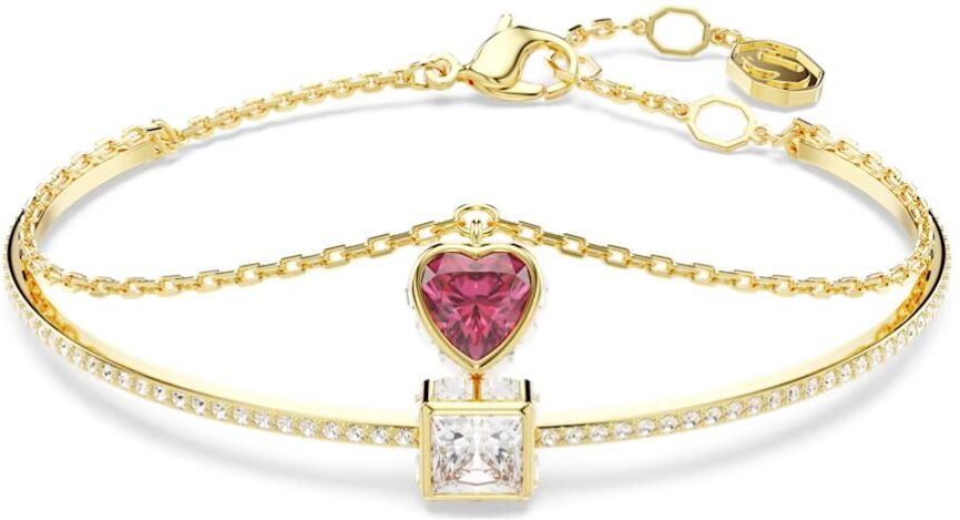 Swarovski Chroma rannekoru, keltakullanväri ja punainen kristalli, 5683835