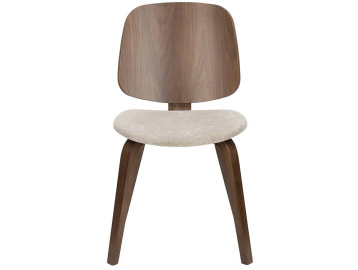 Esszimmerstuhl Walden 2er-Set – aus Polyester in Beige - Strukturstoff - Luxusbetten24