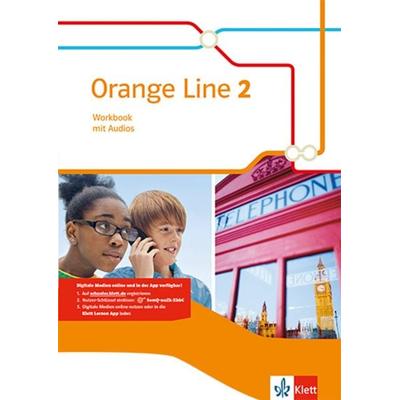 Orange Line 2. Workbook mit Audios, Set von , Klett Schulbuchverlag, 978-3-12-548282-1