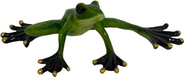 FD Dekofigur Frosch grün 8,5 x 14 x 30,5 cm