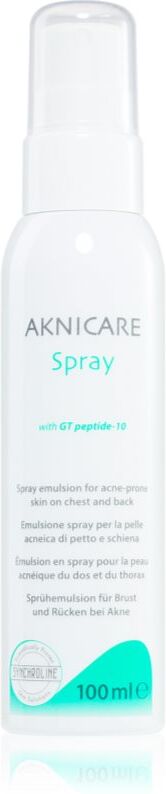 Synchroline Aknicare CB émulsion en spray contre l'acné du dos et de la poitrine 100 ml