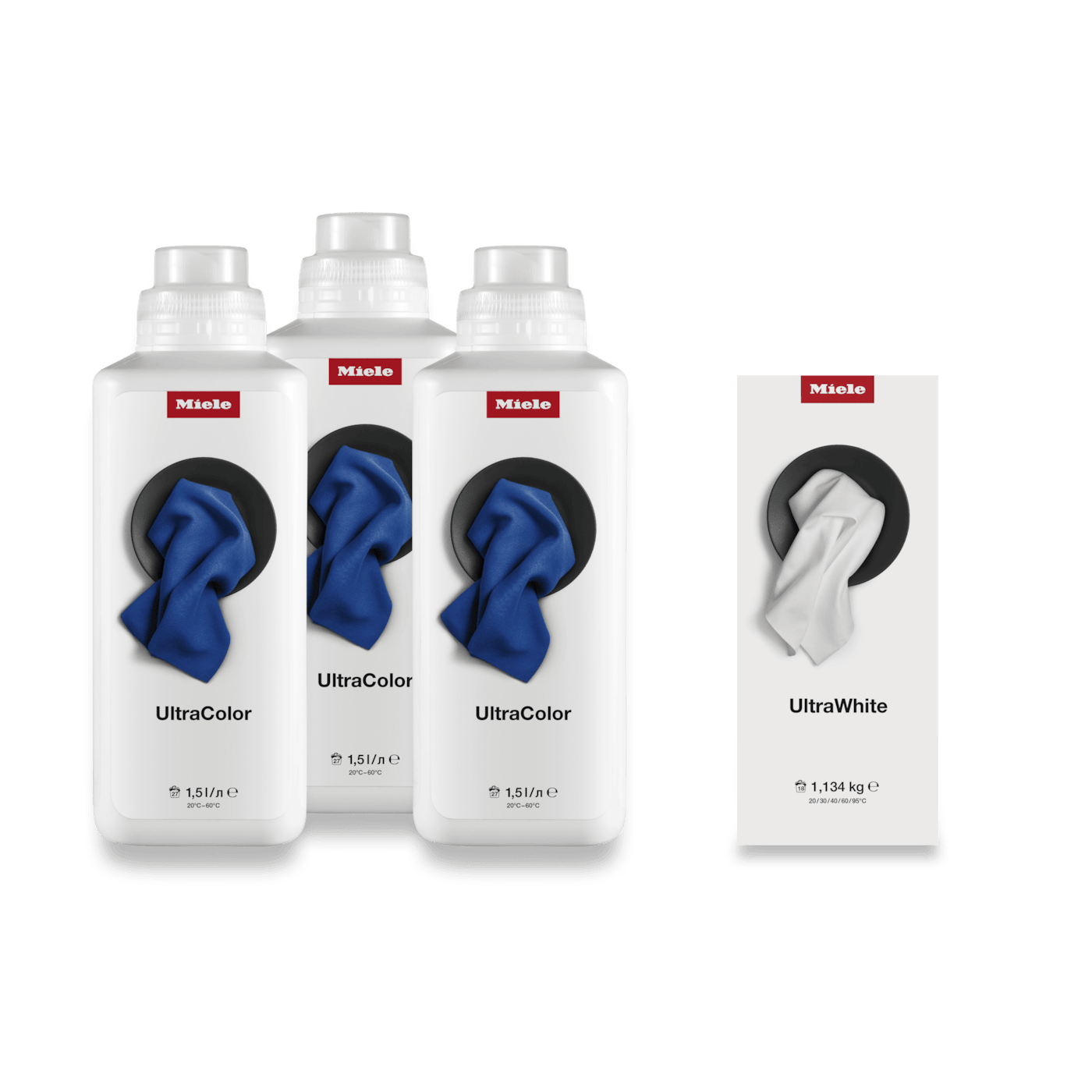 Miele Set UltraColor & UltraWhite Set UltraColor und UltraWhite 4er Pack 12158220