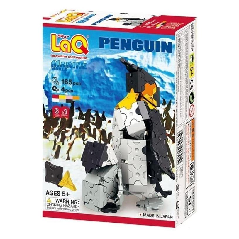 LaQ Japanischer pädagogischer Konstrukteur Marine World PINGUIN - Pinguinwelt in einem Set (165 Teile, 4 (35513339)