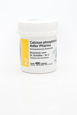 Adler Pharma Produktion und Vertrieb GmbH BIOCHEMIE Adler 2 Calcium phosphoricum D 6 Tabl. 400 St 02726758