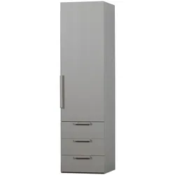 DREHTÜRENSCHRANK Rens, Grau B: 55 cm