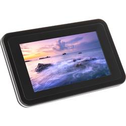 Joy-it RB-LCD-7P4-Case Display-Gehäuse Passend für (Entwicklungskits): Raspberry Pi® inkl. aktiven Kühler Schwarz