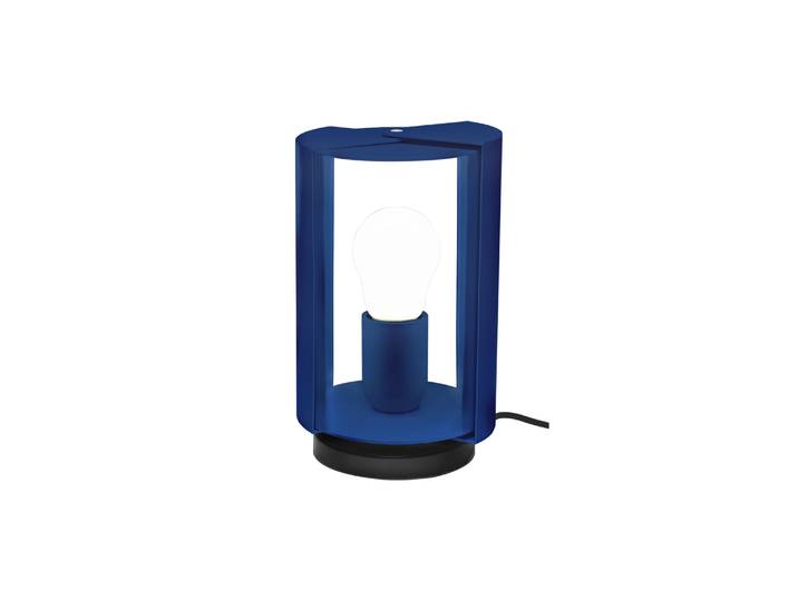 Nemo - Lampe de table Charlotte Perriand - Bleu - Acier peint - Designer Charlotte Perriand