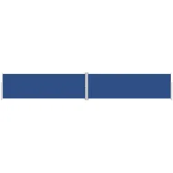 vidaXL Seitenmarkise Ausziehbar Blau 160x1000 cm
