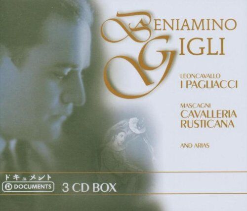 Beniamino Gigli - Beniamino Gigli: I Pagliacci, Cavalleria Rusticana & Arias - Preis vom 30.09.2026 09:01:18 h