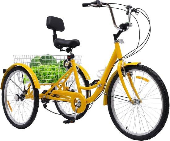 3-Geschwindigkeit Fahrrad für Erwachsene und Senioren | Mit Sattel und Trinkhalter