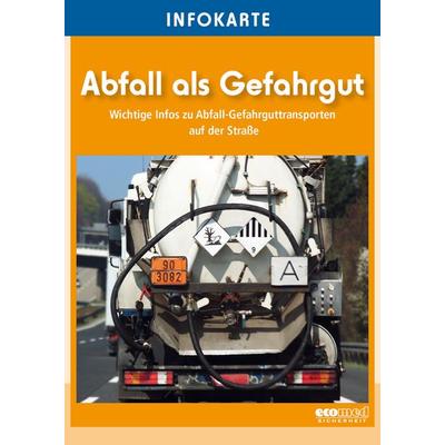 Infokarte Abfall als Gefahrgut, von Ecomed-Storck GmbH, Ecomed-Storck, 978-3-609-68381-2