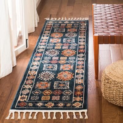 SAFAVIEH Farmhouse Christal Boho Tribal Polyester Rug