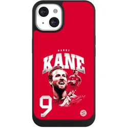 Nivocase Handyhülle für Apple iPhone 13 Hülle NIVOpure Case Schwarz FC Bayern München FCB Harry Kane (Apple iPhone 13), Smartphone Hülle, Schwarz