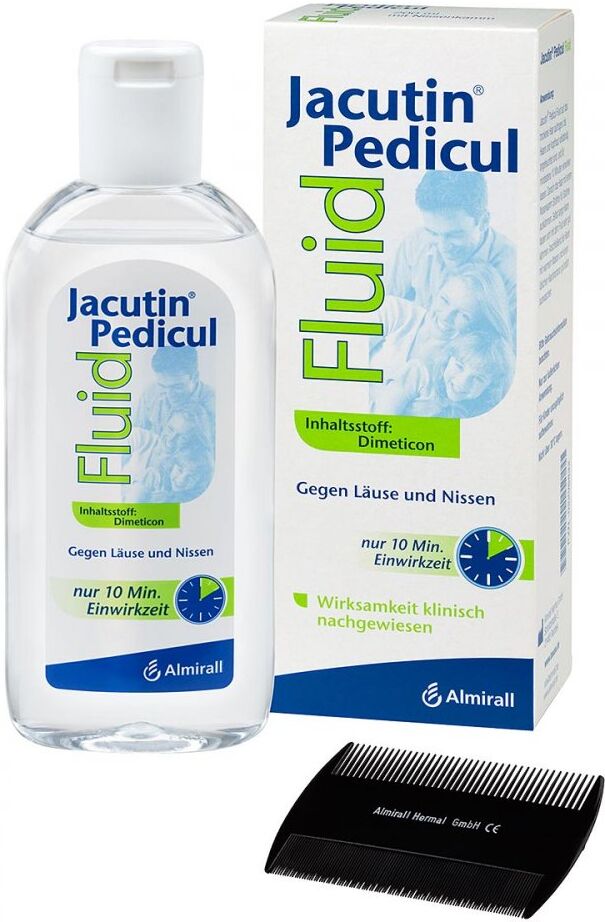 Jacutin Pedicul Fluid mit Nissenkamm