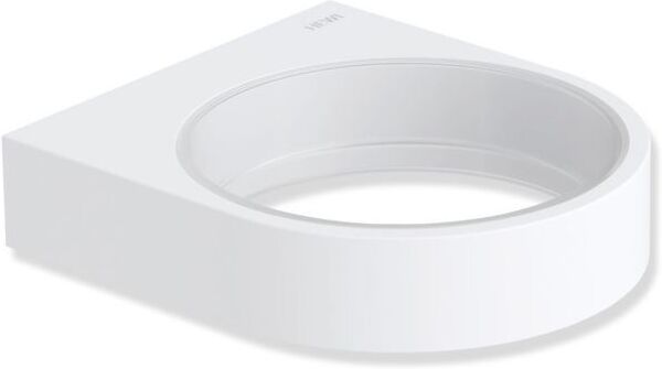 Hewi Halter System 800, 800.00.10260DX pulverbeschichtet, weiß tiefmatt