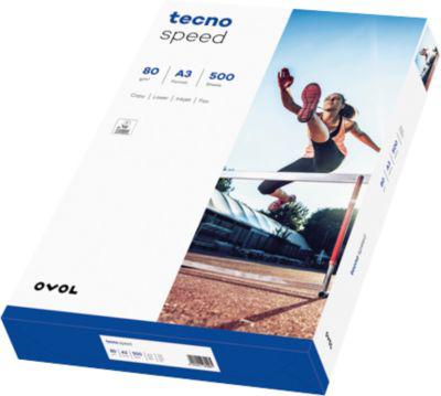 Kopierpapier tecno speed, DIN A3, 80 g/m², weiß, 2500 Blatt