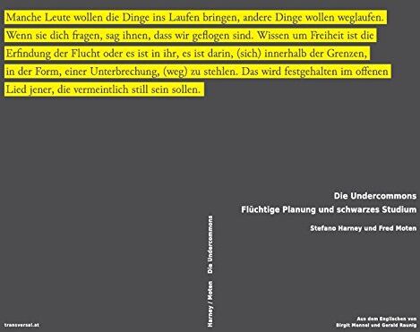 Stefano Harney - Die Undercommons: Flüchtige Planung und schwarzes Studium - Preis vom 30.09.2026 22:30:23 h
