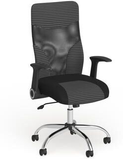Flash Furniture High Back Ergonomic Office Chair with and White Contemporary Mesh Design