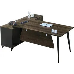 Jet-Line, Schreibtisch, Schreibtisch SAN PAULO 2m rechts (160 x 160 x 75 cm)