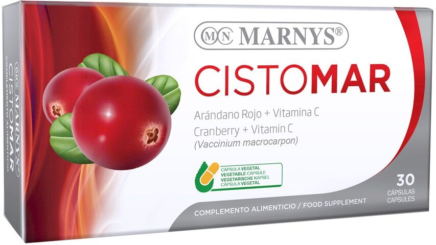 Marnys 30 Cápsulas vegetales Cistomar Arandanos rojos .