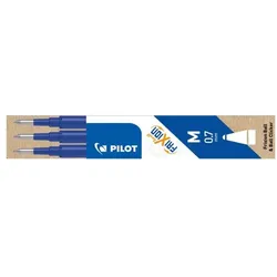Pilot 3er-Pack Tintenrollerminen »Frixion« blau