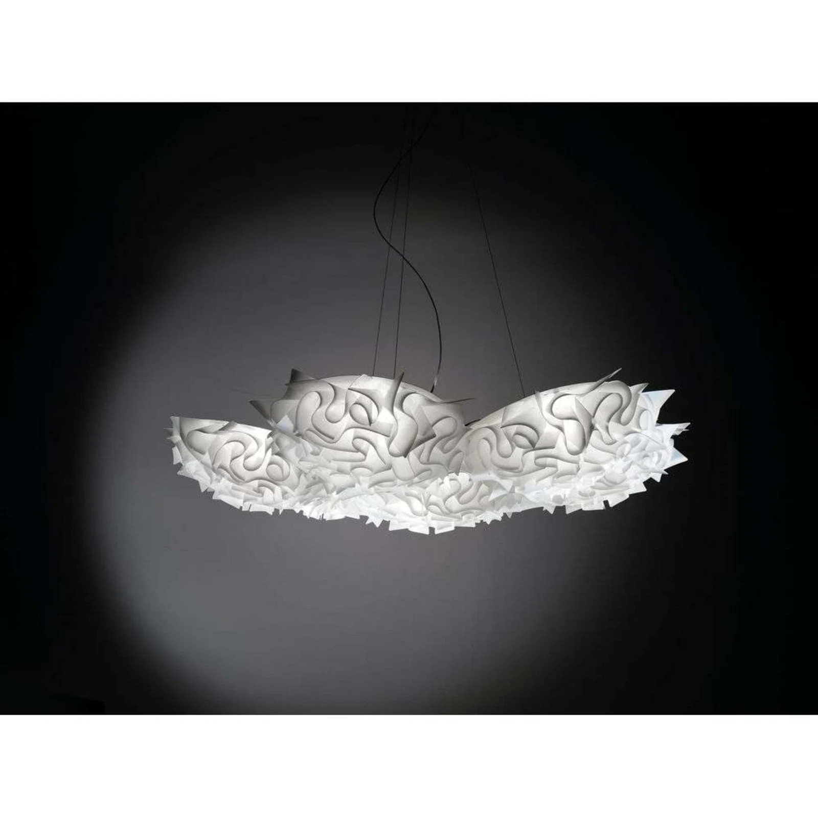 Slamp Velin 7 Hanglamp Wit - Kunststof - Ideaal voor de eetkamer