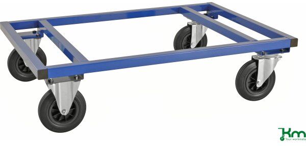 Kongamek Palletransportvogn Lav, Blå
