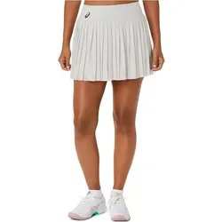 ASICS Match Mesh Tennisrock Damen 020 - cloud grey S