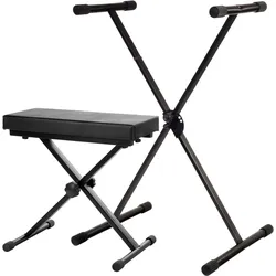 Classic Cantabile Eco Set Deluxe Keyboardständer + Keyboardbank