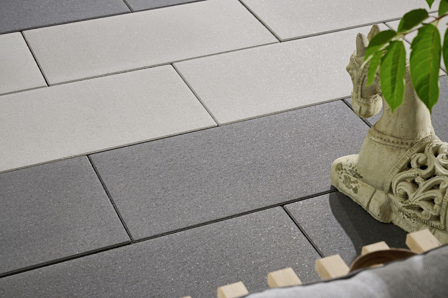 KANN Platte Vero 60 x 30 x 5 cm silbergrau