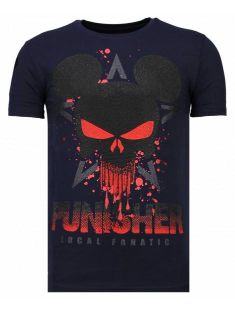 Local Fanatic Punisher mickey rhinestone t-shirt