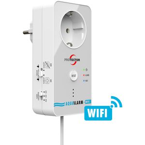 Protector Wassermelder WA-11, WLAN, externer Sensor, mit Steckdose, 85 dB