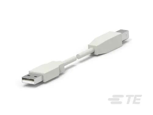 TE Connectivity USB-Kabel USB-A Stecker, USB-B Stecker 1.00m 1487587-1