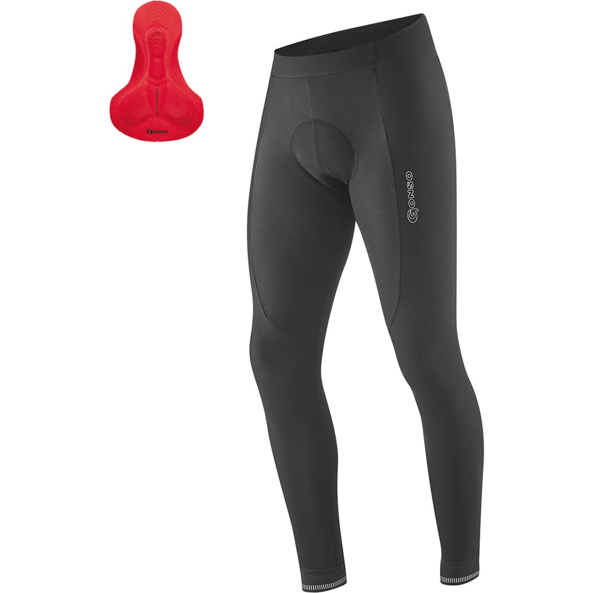 Gonso Sitivo Tight M black / fire (M19014) M 3000402_M19014_M