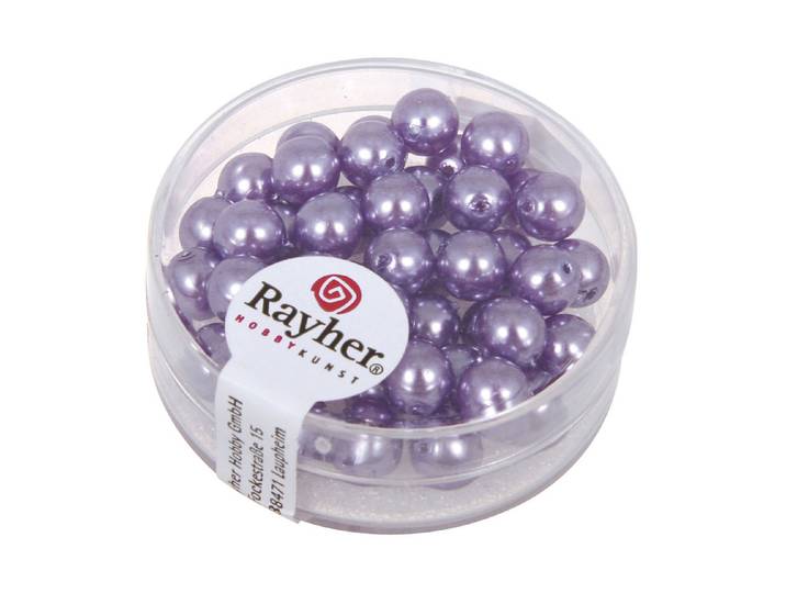 Rayher Renaissance Glaswachsperlen 6 mm 45 Stück
