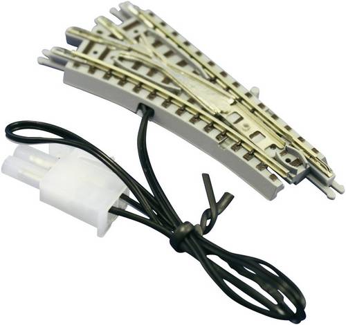 Rokuhan 7297022 Z Gleis (mit Bettung) Weiche, elektrisch, links 55mm 26° 127mm 1St.