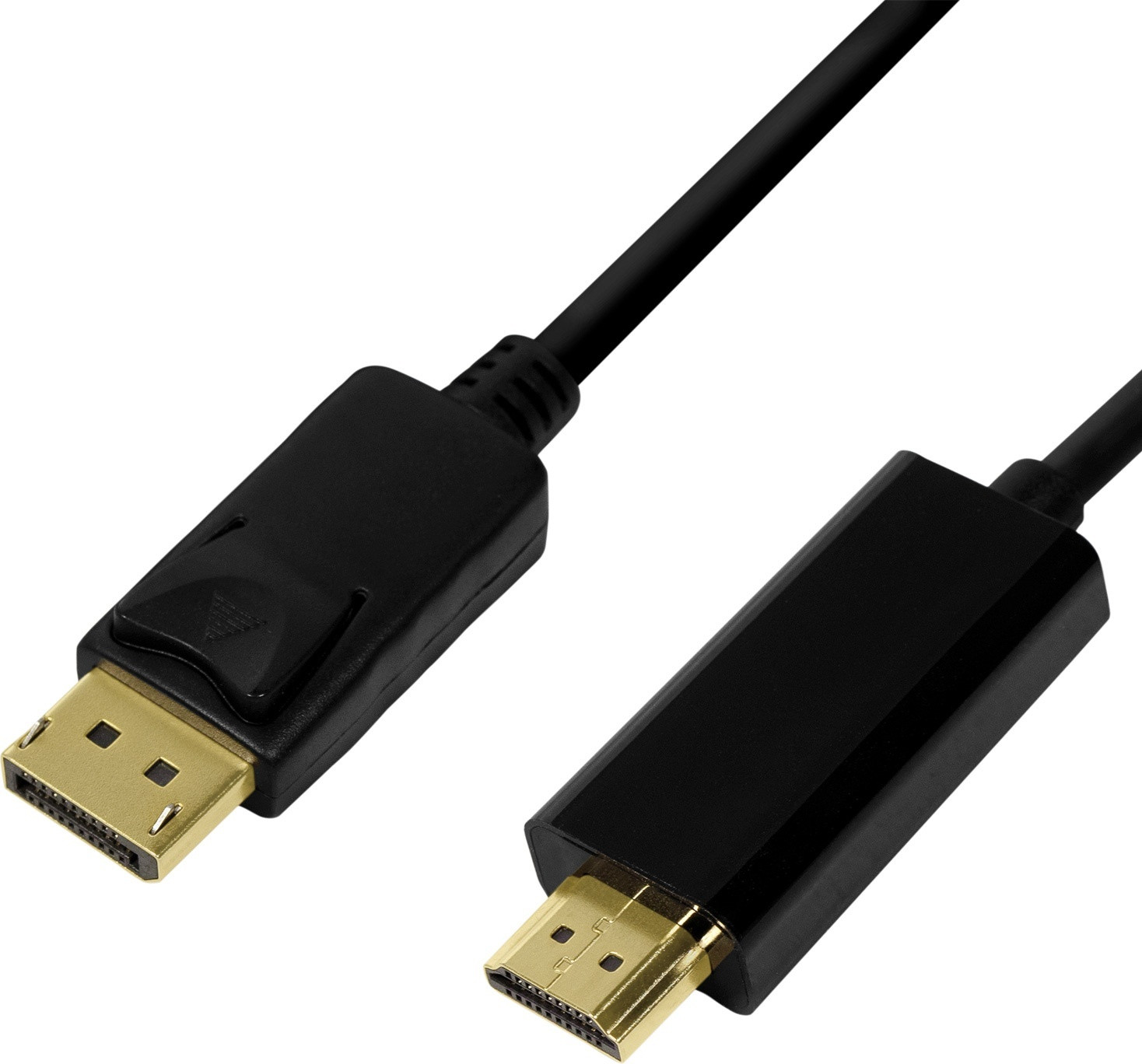 LogiLink CV0127 DisplayPort 1.2 naar HDMI 1.4 adapterkabel, 2,0 meter