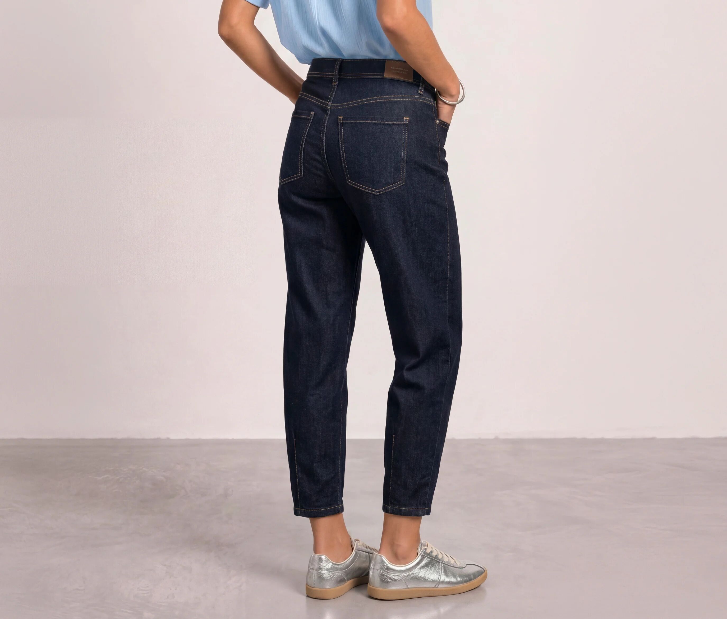 Street One Barrel Jeans - Damen - Gr. 30/28 - blau