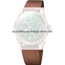 Oris Leder Lederarmband Aviation Big Crown 0752058DR - braun