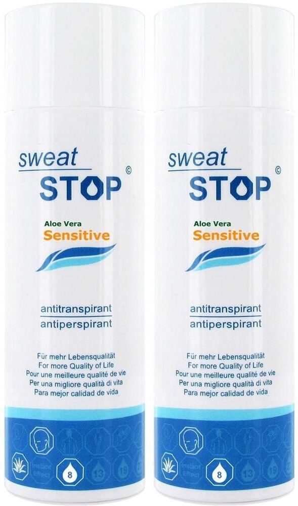 sweat STOP Sweatstop Aloe Vera Sensitive Lotion 2x 2x50 ml