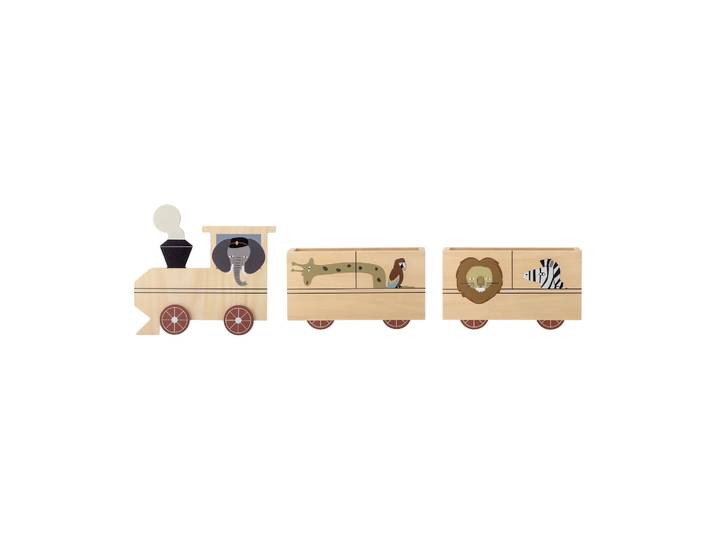 Bloomingville Étagère Mallen 3 pièces Train