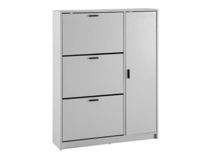 Meuble à chaussures en mdf, blanc