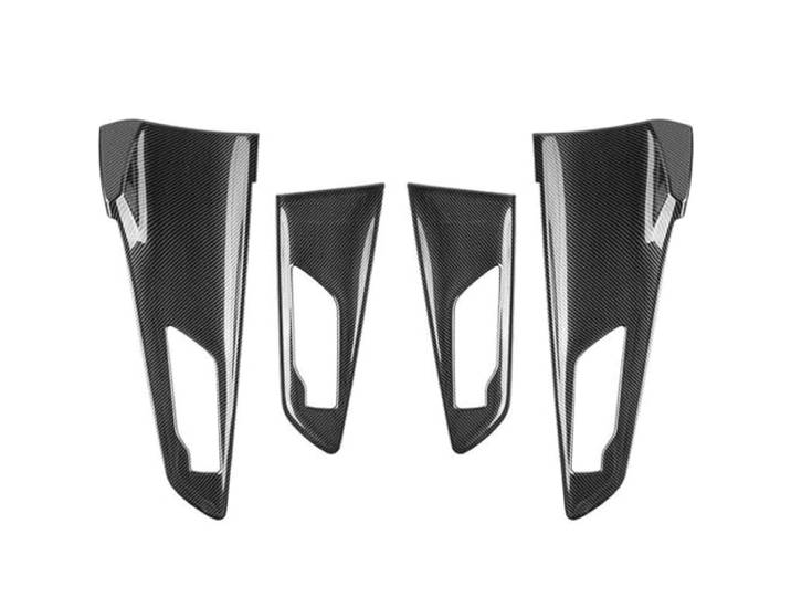 Zoinary Auto-Innengriff Auto Zubehör für Toyota für prius Innen Tür Griff Dekoration Abdeckung Bowl Trim(Carbon Style)