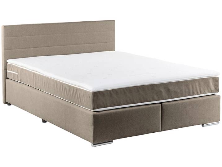 Boxspringbett SORCHA braun 160x200cm fest
