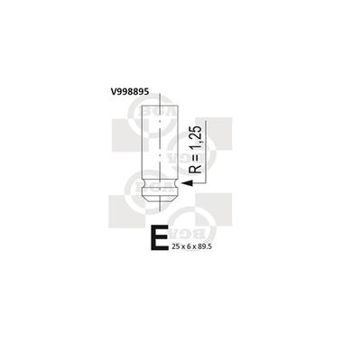 BGA Auslassventil V998895 für SMART
