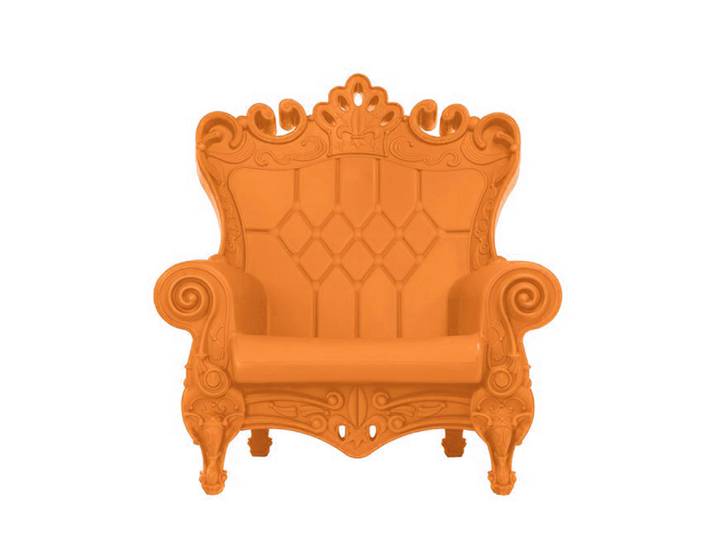 SLIDE fauteuil QUEEN OF LOVE (Orange - Polyéthylène)