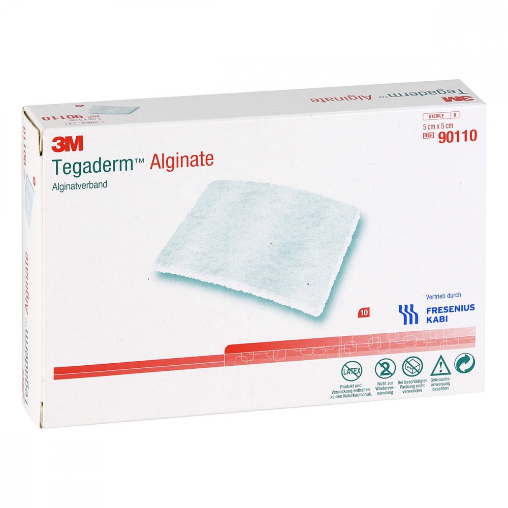 Fresenius Kabi Deutschland GmbH Tegaderm Alginate Fk Kompressen 5x5cm 90110 06916875
