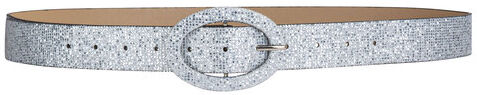 Gürtel "Glitzer", silber